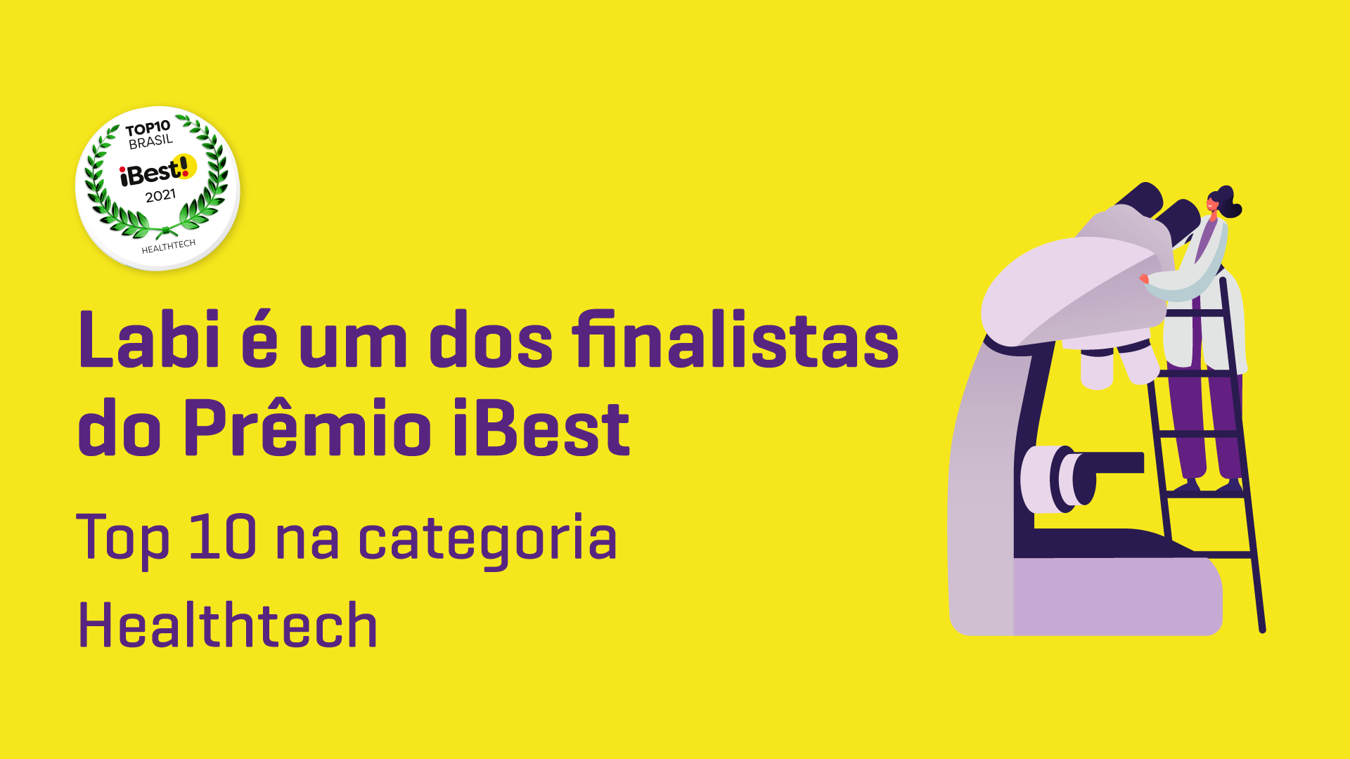 Labi é um dos finalistas do Prêmio iBest
