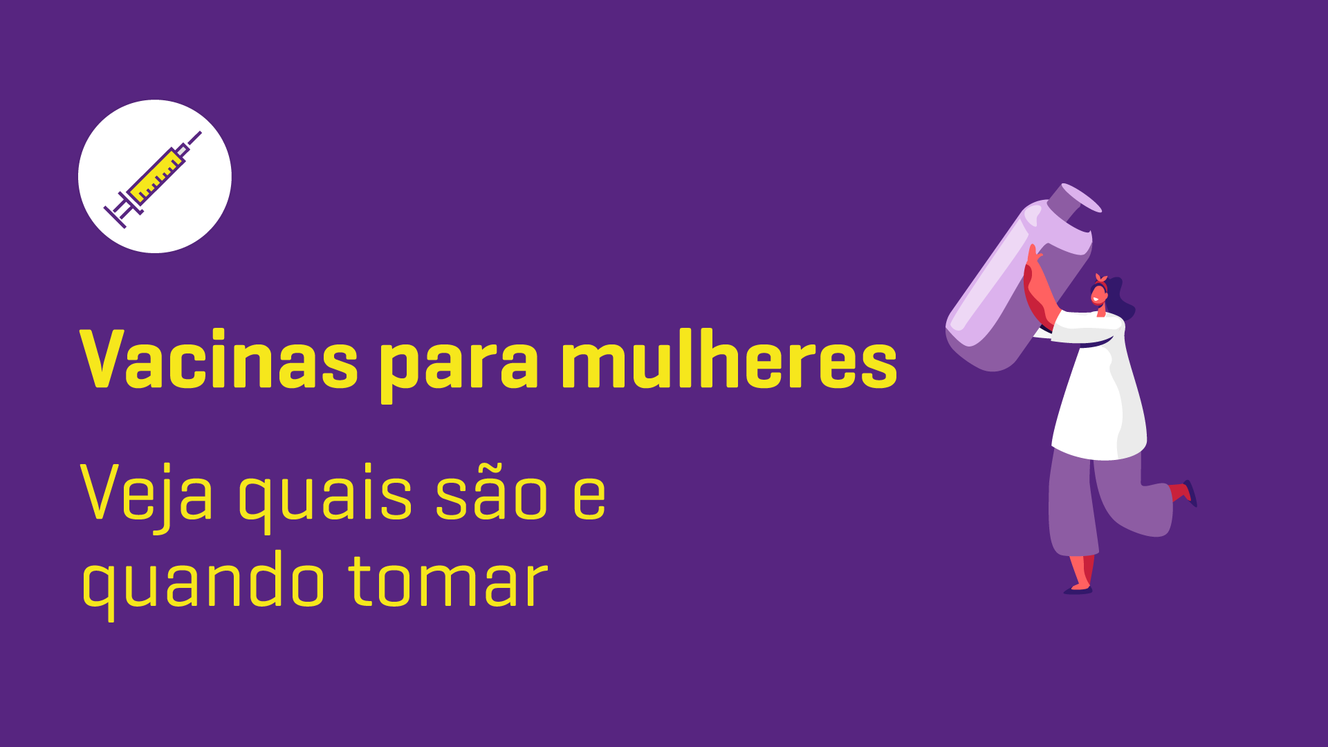 Vacinas essenciais para mulheres